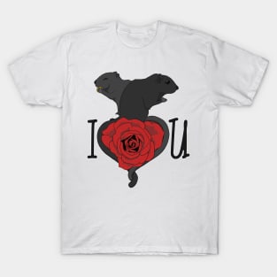 Gerbil love (Dark) T-Shirt